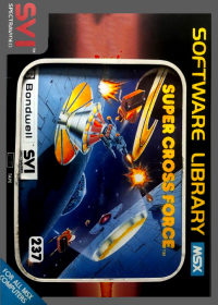 Super Cross Force PAL MSX PAL box art